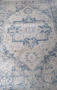 RUG Heatset Venice Ivory Silver/Blue 160x230cm 0244742