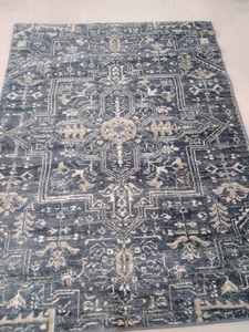 Carpets Rugs Mats: RUG Blue/Beige Pattern 200x280cm - 0244755