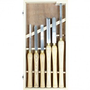 Hand Tools: Tools WT-6 - HSS Wood Turning Tools - 6 Piece Set
