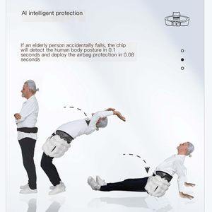 Personal Wellness: S-AIRBAG Intelligent Fall Protection Wearable Airbag Belt S12 with APP Function Light Weight
