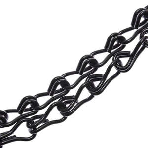 Fastenings: Chain Zenith 2.5mm x 2.5m Matte Black Double Jack Chain
