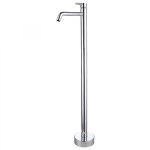 Special Orders: Bathroom Floor Mounted Bath Filler Straight 35mm Chrome