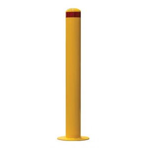 Safety: Safety Fixed Surface Mount Steel Bollard 90 mm x 900 mm