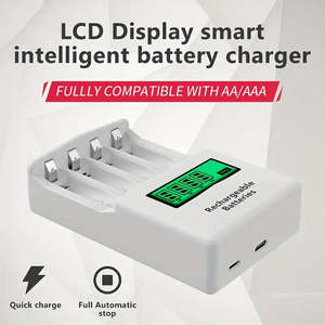 Tech Gadgets Accessories: Tech Battery Charger Independent 4-slot Fast Charging For AA/AAA Ni-MH Ni-Cd