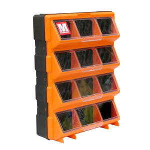 Storage Plastic Bin Organizer 12-Drawers