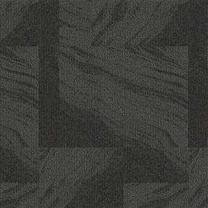 Flooring 1: Flooring Standard Carpet 1 x 1m Millenium Polypropylene Carpet Tile - Grey Wave