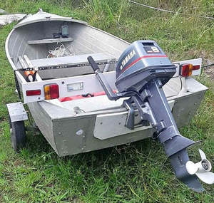 Boats: Dingy 10ft, Trailer, Outboard, depth sounder