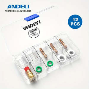 Welding: Welding TIG Welding Torch Accessories Kit For WP-17/18/26 10# Gas Nozzles