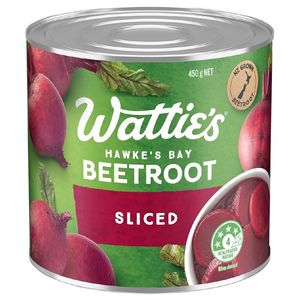 Food Drink: Canned Food Wattie's Sliced Beetroot 450g (MOQ 4x)
