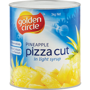 Food Drink: Fruits Golden Circle Pizza Cut Pineapple 3kg