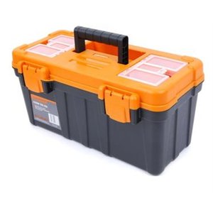 Storage - Craftright Tool Box 435mm Black/Orange