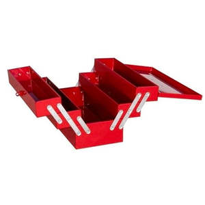 Tools Storage: Storage Craftright 460mm Red Tool Box with 5 Trays