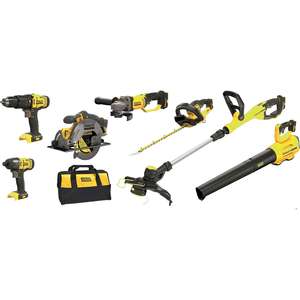 Power Tools Diy: STANLEY FATMAX V20 7 Piece Complete Home Kit 18 Volt