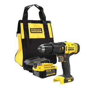 Tools Stanley Fatmax V20 Cordless Hammer Drill Kit 18 volt 4Ah