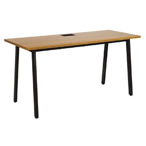 Office Workspace Studio 1500 Desk Oak/Blk