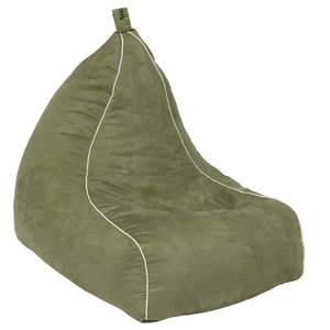 Bedroom Furniture: Home - Avenue Faux Suede Bean Bag Cover - Green