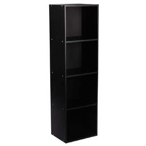 Office Mia Bookcase 4 Tier Black