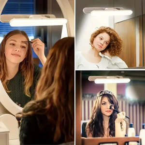 Bedroom Decor: Bedroom 1pc 11.8-inch Makeup Mirror Front Light