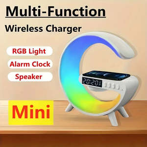 Tech 1pcs Smart Big G Colorful Speaker Atmosphere Light