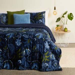 Bedroom All: Bedroom Living & Co Plush 3 Piece Comforter Set Dalton Green Queen