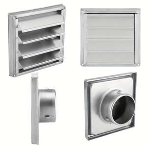 Bathroom All: Bathroom 95mm Stainless Steel Wall Air Vent