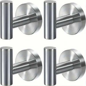 Bathroom All: Bathroom 4 Packs Wall Mount Towel Holder