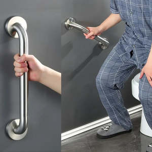 Bathroom 1pc Stainless Steel Grab Bar Handle