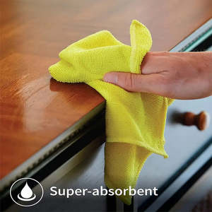Cleaning: Cleaning Ultra-Soft Microfiber Cleaning Towels - Quick Dry, Super Absorbent, 3/12 Pieces