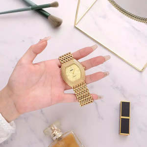 Women's Watch Luxury Tonneau Pointer Quartz Watch