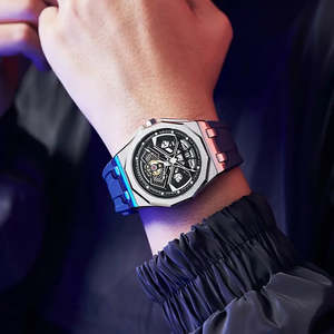 Watches KUERST Multi-functional Waterproof Hollow Wristwatch