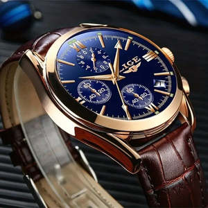 Watches LIGE Mens Watches Top Brand Luxury Fashion Business Quartz Watch