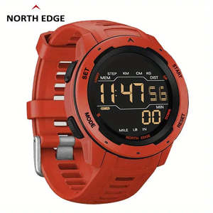 Watches NORTH EDGE MARS Men's Digital Watch RED