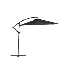 Outdoor Shade: Outdoor Living Marquee 3m Charcoal Round Cantilever Umbrella