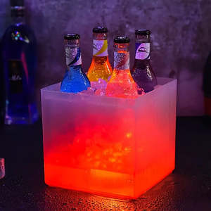 Coolers Ice Boxes: Coolers LED Ice Bucket