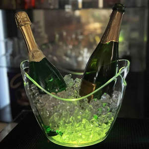 Hotel Colorful Changing LED Ice Bucket