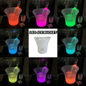 Party 1pc RGB Multi-Color Changing LED Ice Bucket