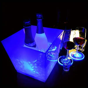 10L LED Illuminated Ice Bucket, Large Capacity