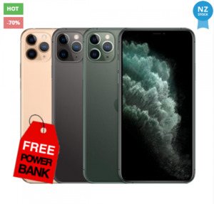Mobile Phones: iPhone 11 Pro Max 64GB Refurbished SALE Free Power Bank