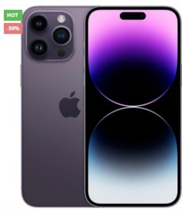 Mobile Phones: iPhone 14 Pro Max 128GB Deep Purple Good Grade Special Deal