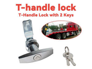 Trailers Trailer T-Handle Lock with Keys