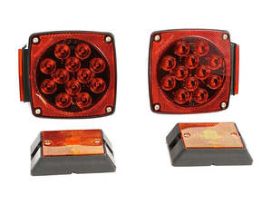 Forklifts: Trailers 12LED Trailer Tail Light Truck Boat Tail Kit