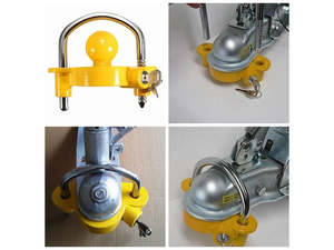 Forklifts: Trailers Trailer Lock Coupling Towbar Hitch Lock Caravan