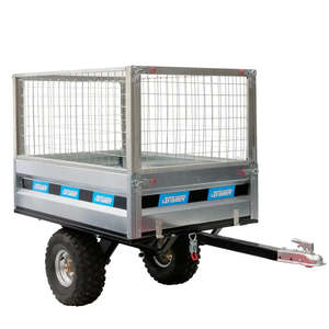 Forklifts: Trailers ATV Offroad Trailer Single Axle with Cage