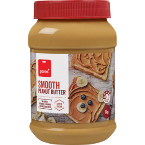 Pams Smooth Peanut Butter 1kg