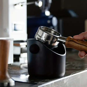 Coffee Machines: Kitchen Coffee Grounds Storage Box, Coffee Machine Knocking Bucket
