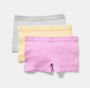 Kids Stuff 1: 3 Pack Rib Seamfree Shorties