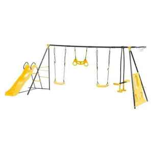 Kids Stuff 1: Kids Swing Slide Climb 7 Function Swing Set