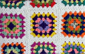 Baby Blanket White/Yellow - Small