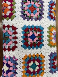 Baby: Bedroom Baby Blanket - Small White/Red