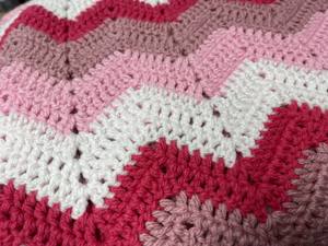 Bedroom Baby Blanket - large Pink